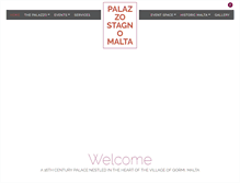 Tablet Screenshot of palazzostagno.com